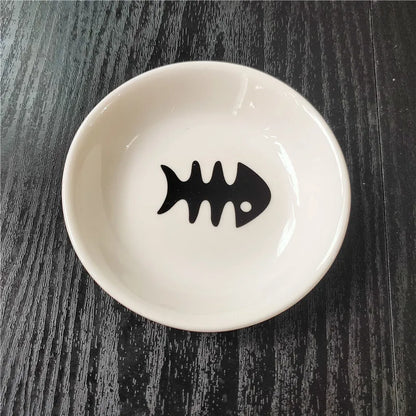 Fish Bone and Paw Sauce Plate