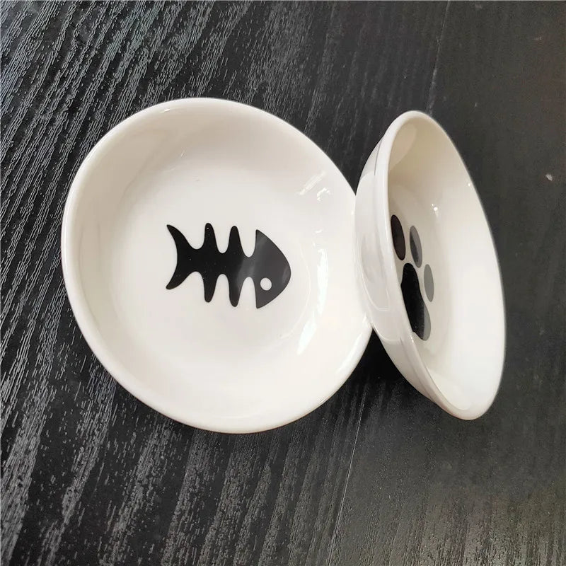 Fish Bone and Paw Sauce Plate