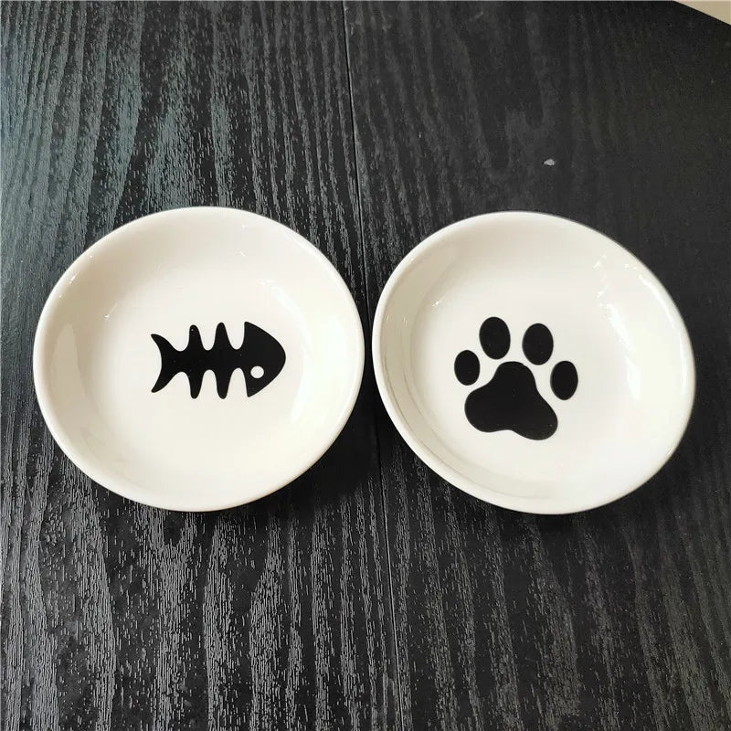 Fish Bone and Paw Sauce Plate