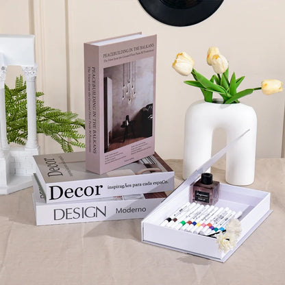 Minimalistic Fake Books Decor