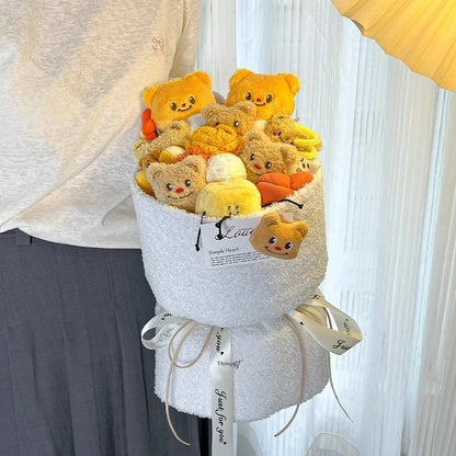 Butter Bear Creative Doll Bouquet