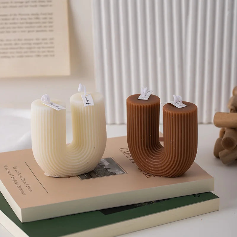 U-Shaped Candle Scented Candles