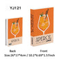 Aperol Cocktail Luxury Fake Books Decor