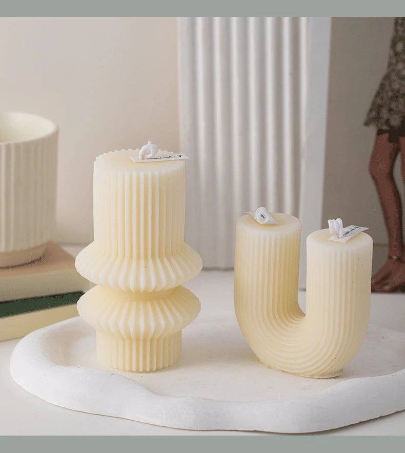 U-Shaped Candle Scented Candles