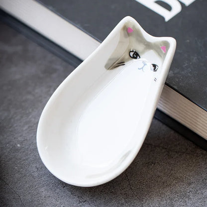 Cute Cat Ceramic Mini Sauce Plate