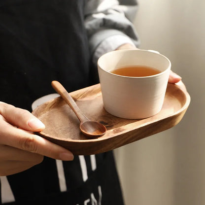 Wooden Coffee Serving Tray