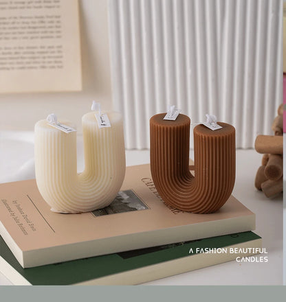 U-Shaped Candle Scented Candles