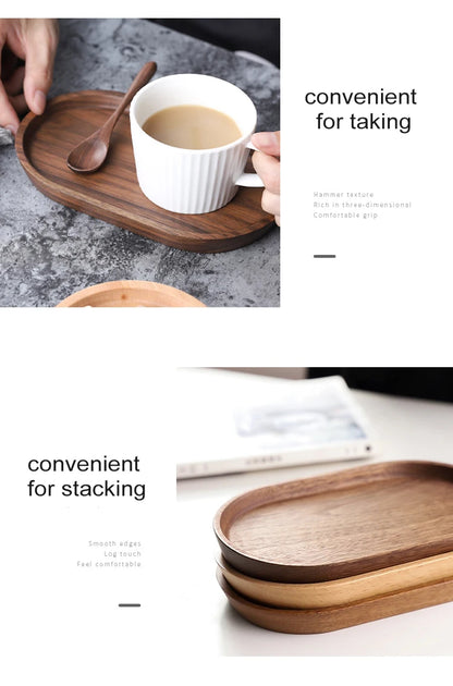 Wooden Coffee Serving Tray