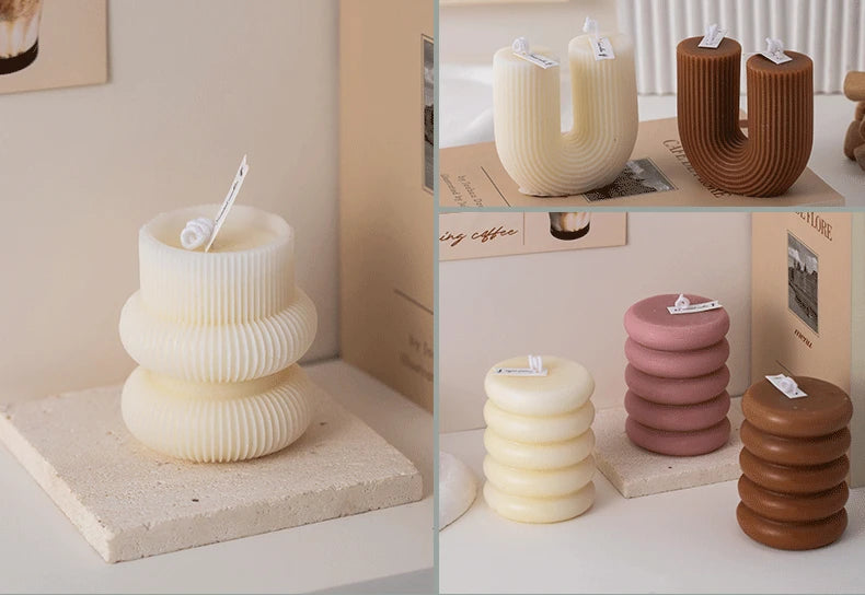 U-Shaped Candle Scented Candles