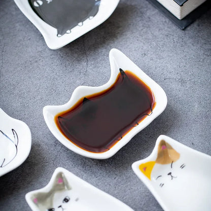 1pc Cat Shape Dipping Sauce Dish