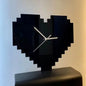 Heart Shape 16-bits Wall Clock