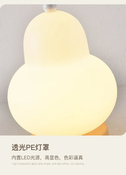 Pear-Shaped Bedside Table Lamp