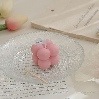 Mini Cube Bubble Shaped Wax Candles