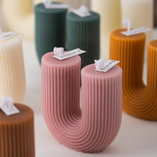 U-Shaped Candle Scented Candles