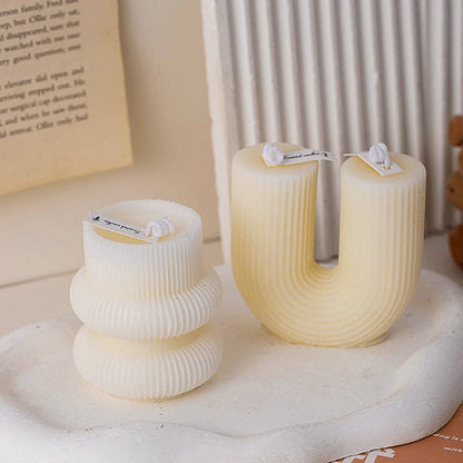 U-Shaped Candle Scented Candles