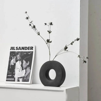 Donut Shaped Nordic Home Decor Vase