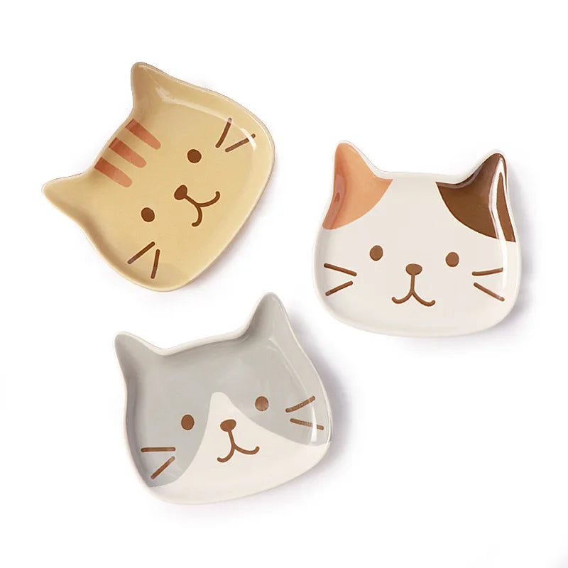 Cute Cat Snack Plates