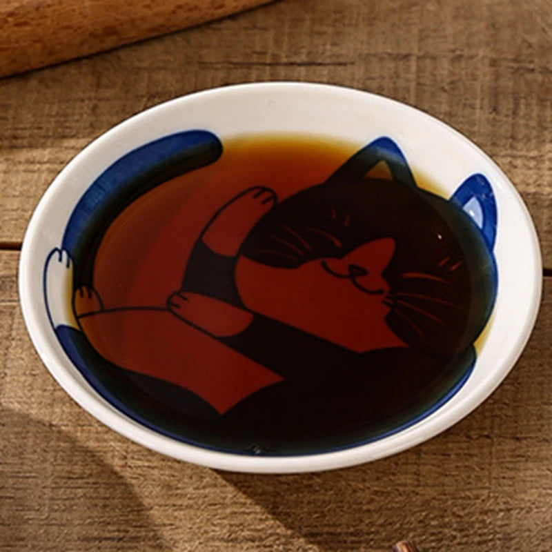 Cartoon Cat Shape Dipping Sauce Dish