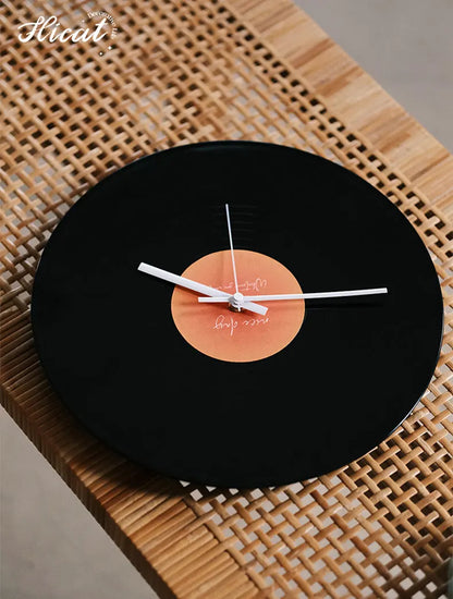 Sunset Vinyl Record Table Clock