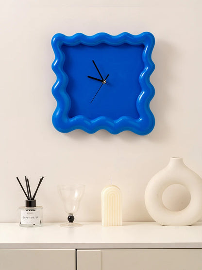 Cream Biscuit-Shaped Wall Mounted Clock