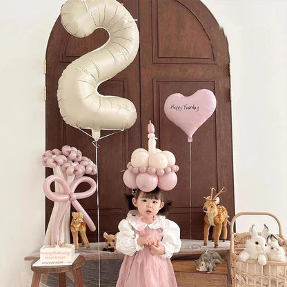 Boho Dusty Pink Cake Balloons Kit