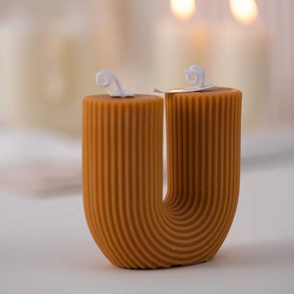 U-Shaped Candle Scented Candles