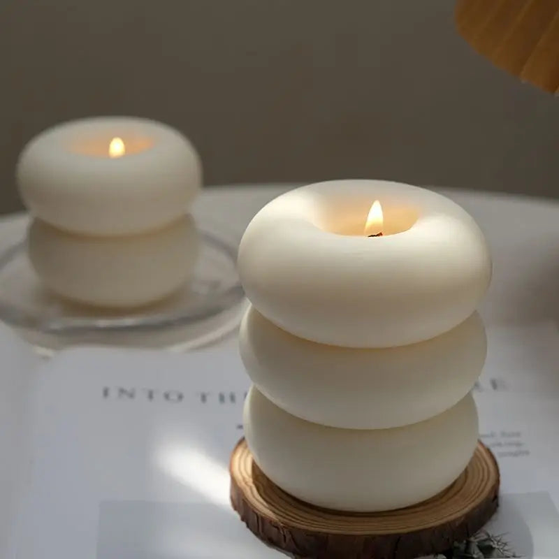 Mini Donut Candle Decor