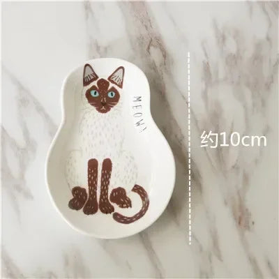 1pc Cat Shape Dipping Sauce Dish