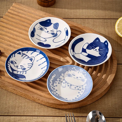 Cartoon Cat Shape Dipping Sauce Dish