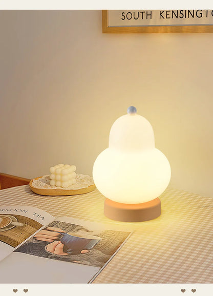 Pear-Shaped Bedside Table Lamp