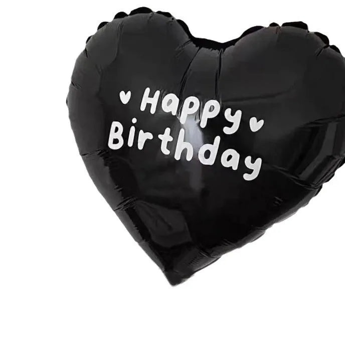 18inch Black Heart Balloon