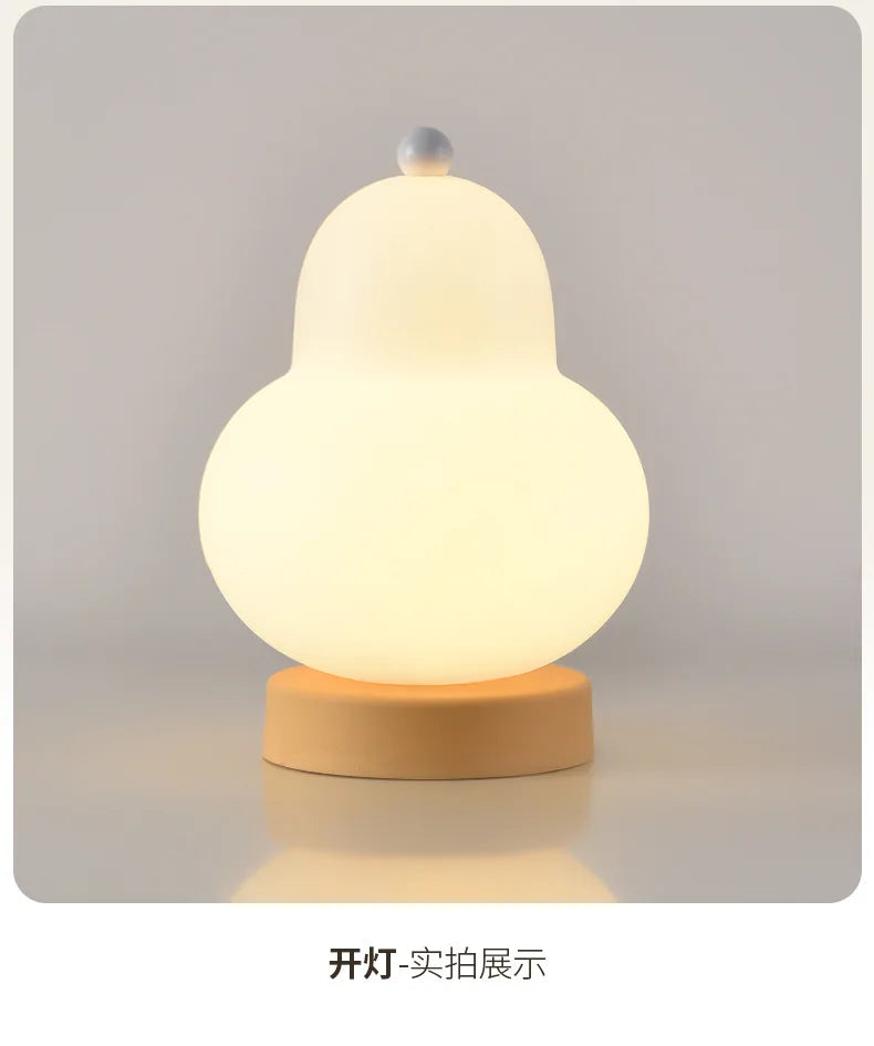 Pear-Shaped Bedside Table Lamp