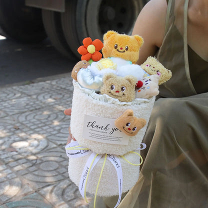 Butter Bear Creative Doll Bouquet