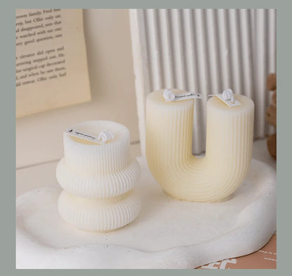 U-Shaped Candle Scented Candles