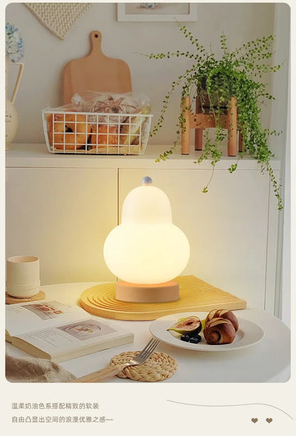 Pear-Shaped Bedside Table Lamp