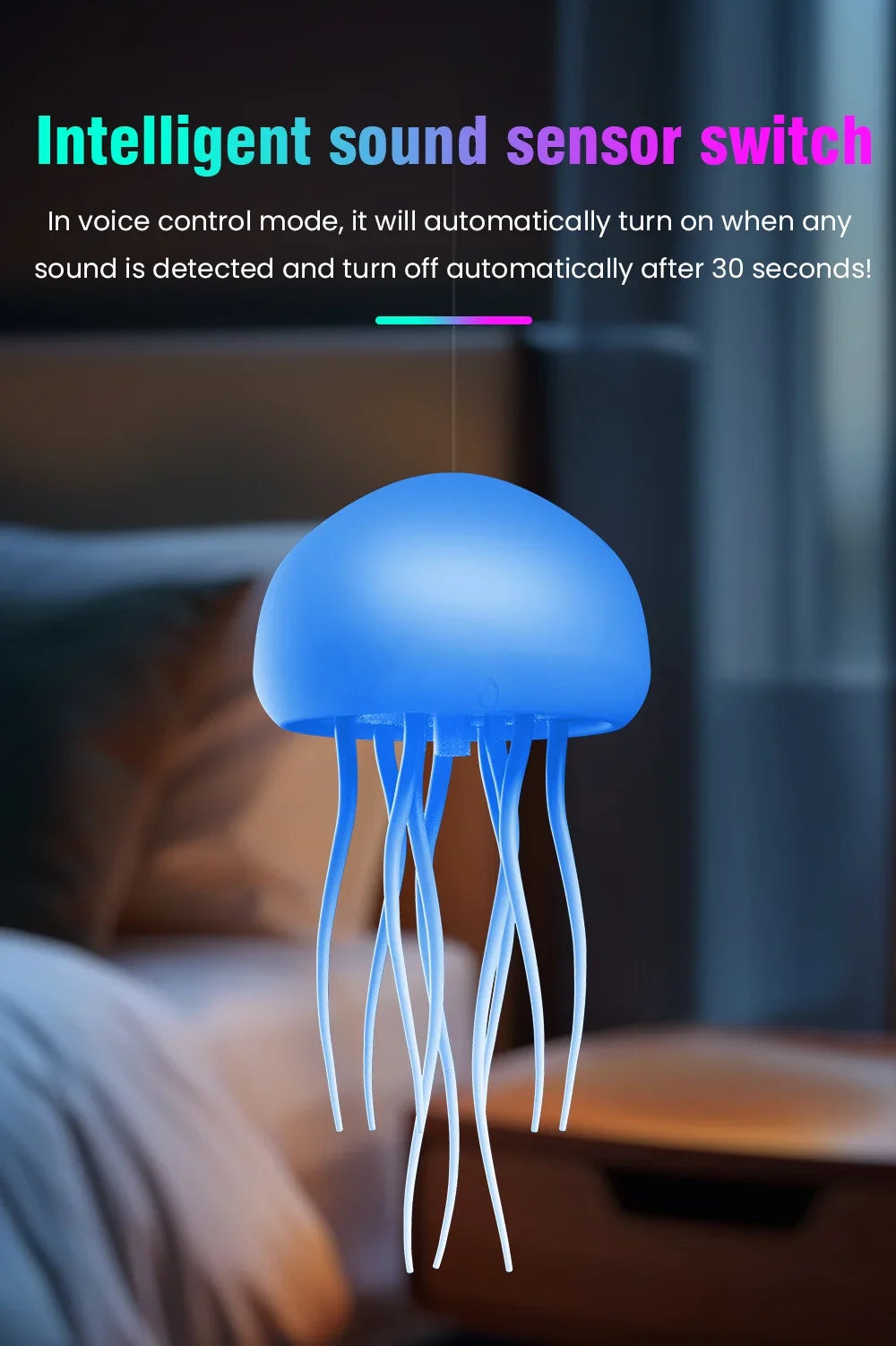 Jellyfish Marine Wonderland Bedside Lamp