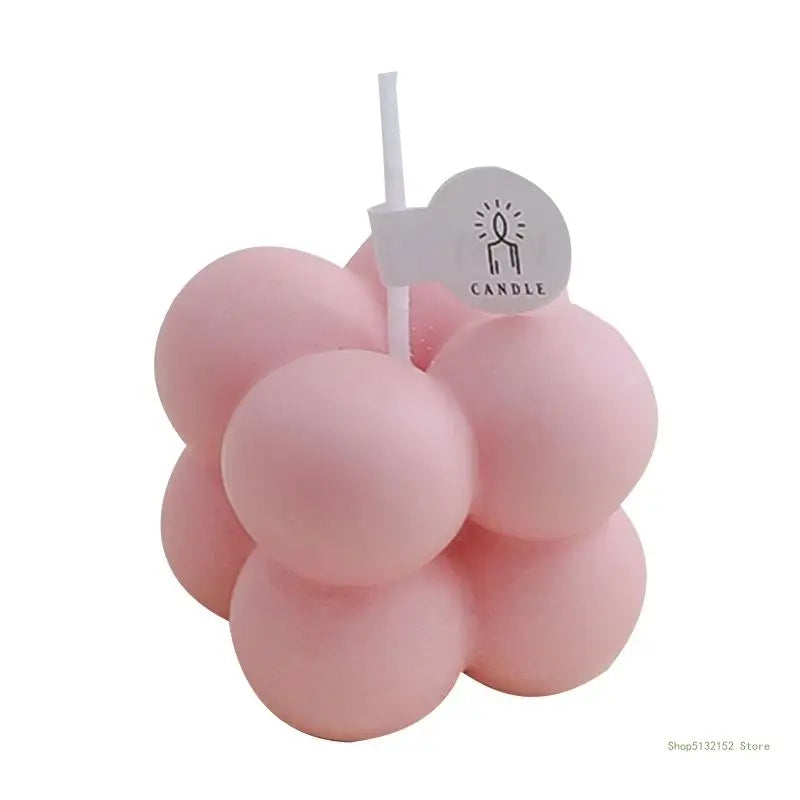 Mini Cube Bubble Shaped Wax Candles