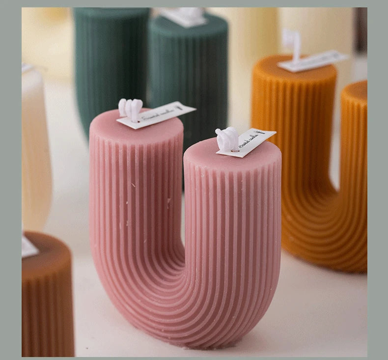 U-Shaped Candle Scented Candles