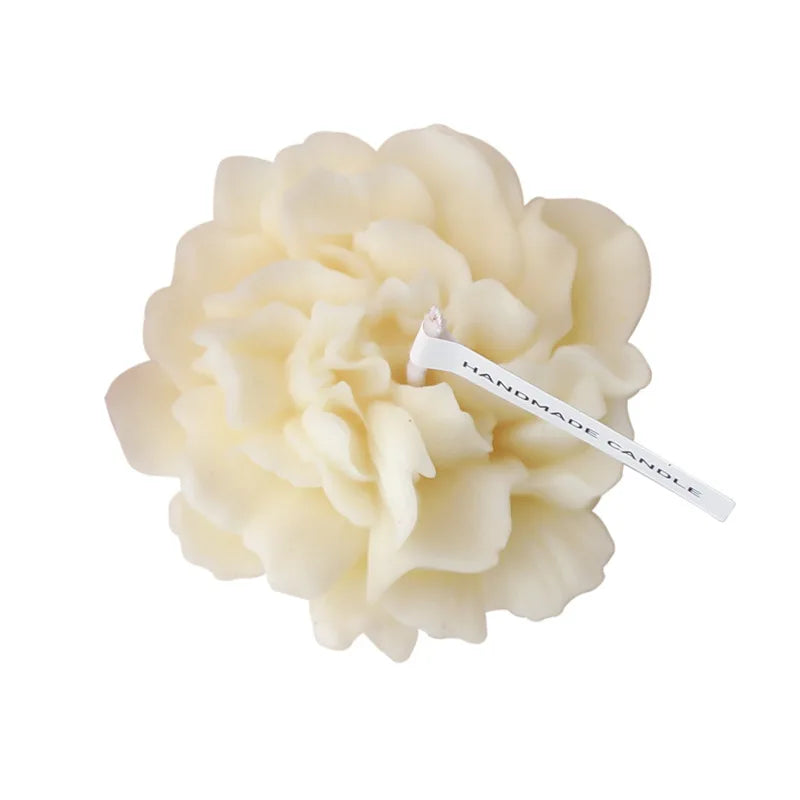 Carnation Flower-shaped Handmade Scented Candle