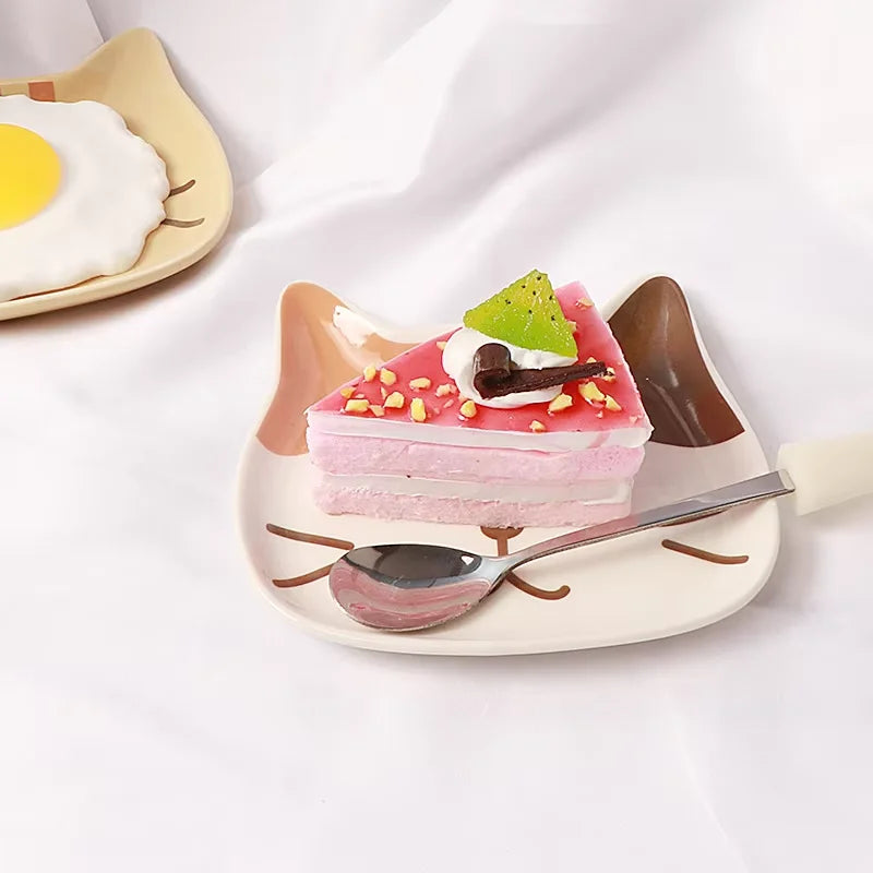 Cute Cat Snack Plates