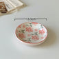 5.3Inch Korean Style Floral Porcelain Dessert/Fruit Plate