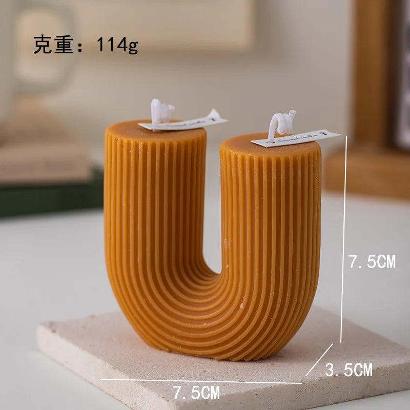 U-Shaped Candle Scented Candles