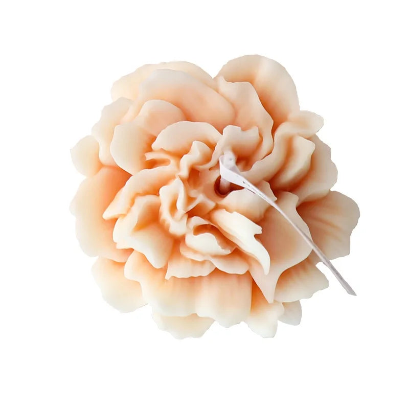 Carnation Flower-shaped Handmade Scented Candle