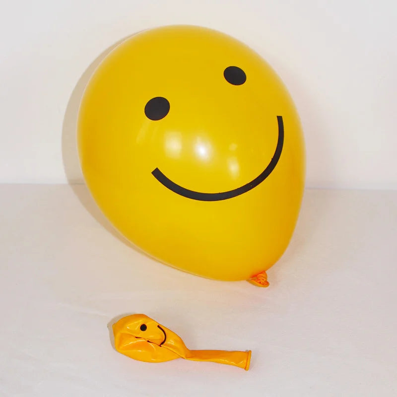 Yellow Smiley Balloons