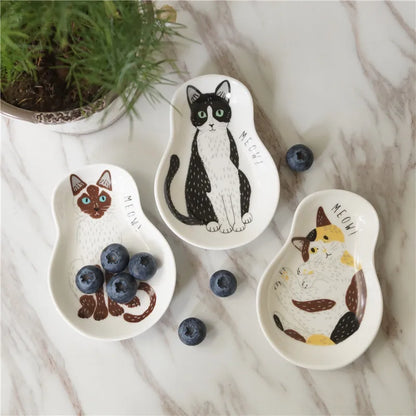 1pc Cat Shape Dipping Sauce Dish