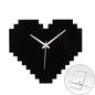 Heart Shape 16-bits Wall Clock