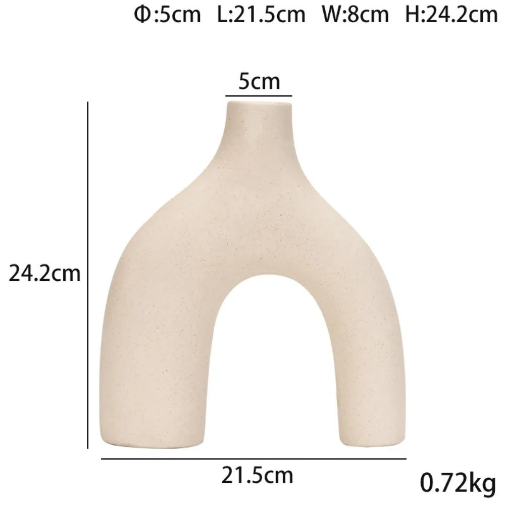 Arch Simplistic Ceramic Vase