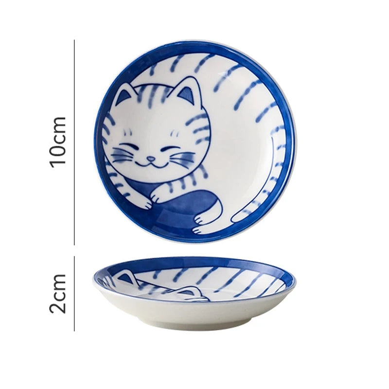 Cartoon Cat Shape Dipping Sauce Dish