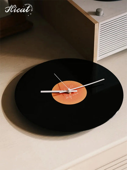 Sunset Vinyl Record Table Clock