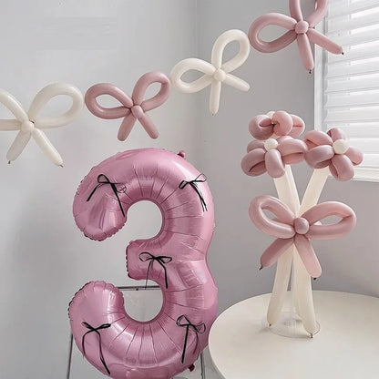 Boho Dusty Pink Cake Balloons Kit